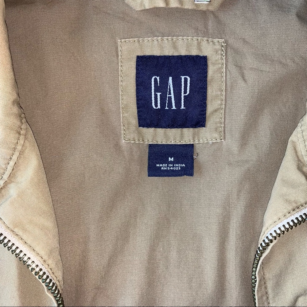 GAP Tan Zip-up Jacket - Picture 5 of 5